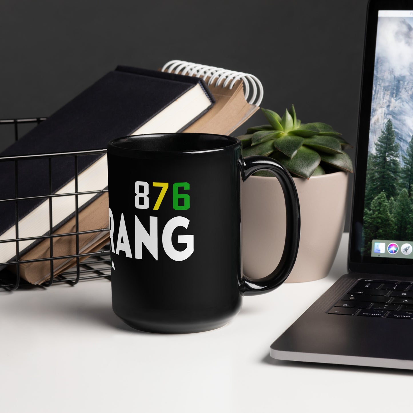 Black Glossy Mug