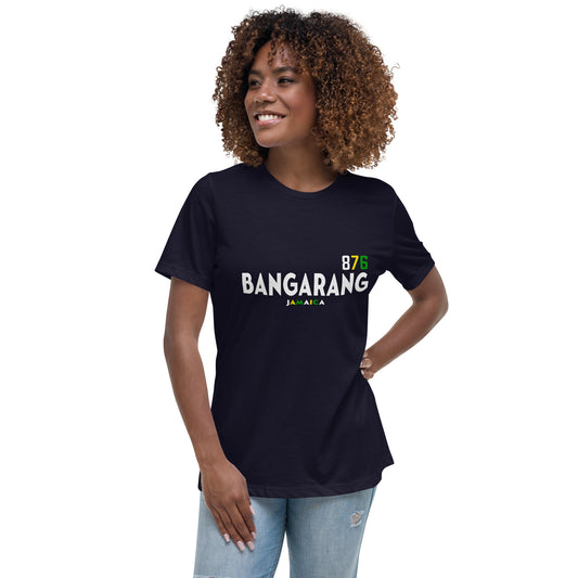 Women's Black Relaxed T-Shirt